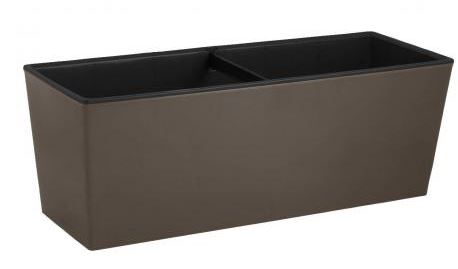 Балконный ящик InGreen London Cube 40 см c дренажной вставкой французский платан